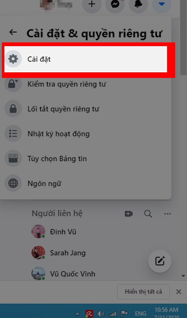 Hướng dẫn đổi, xóa email chính trên tài khoản facebook