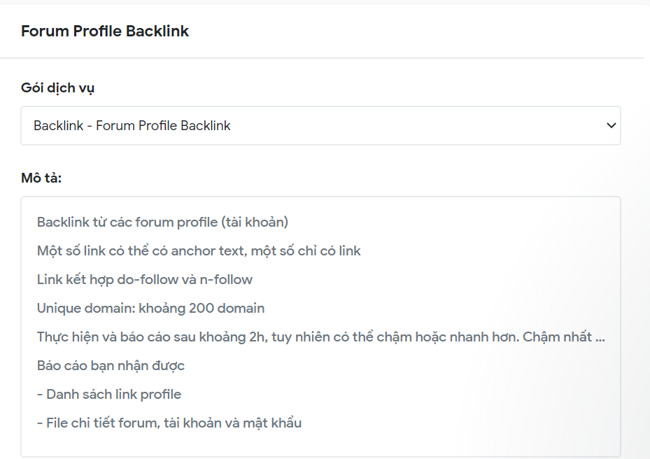 forum proflie backlink