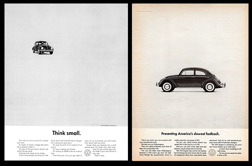 chiến dịch marketing think small Volkswagen