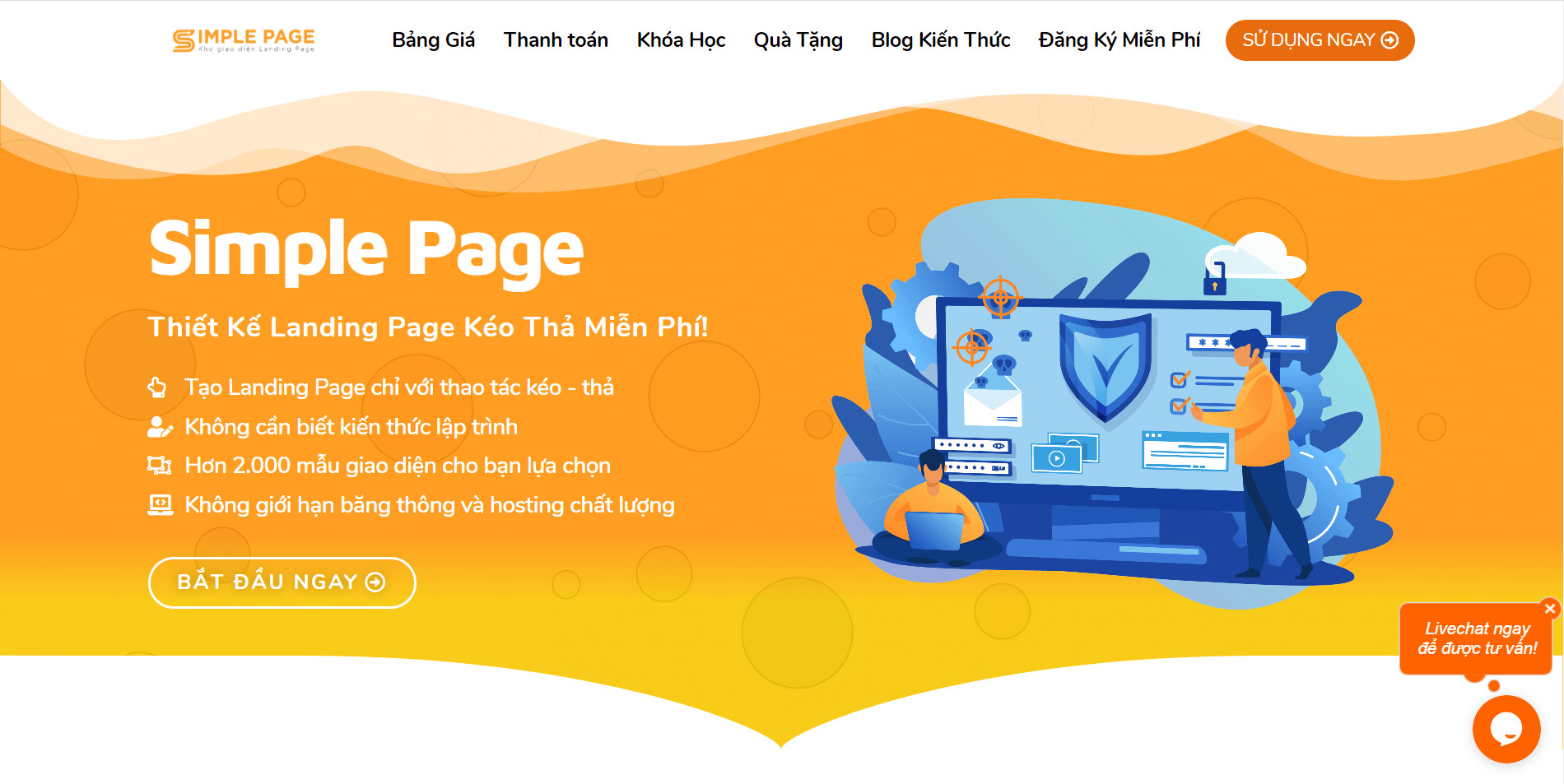 Dịch vụ landing page 4