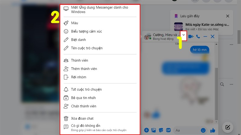 Cách quản lý nhóm được tạo trên Facebook Messenger