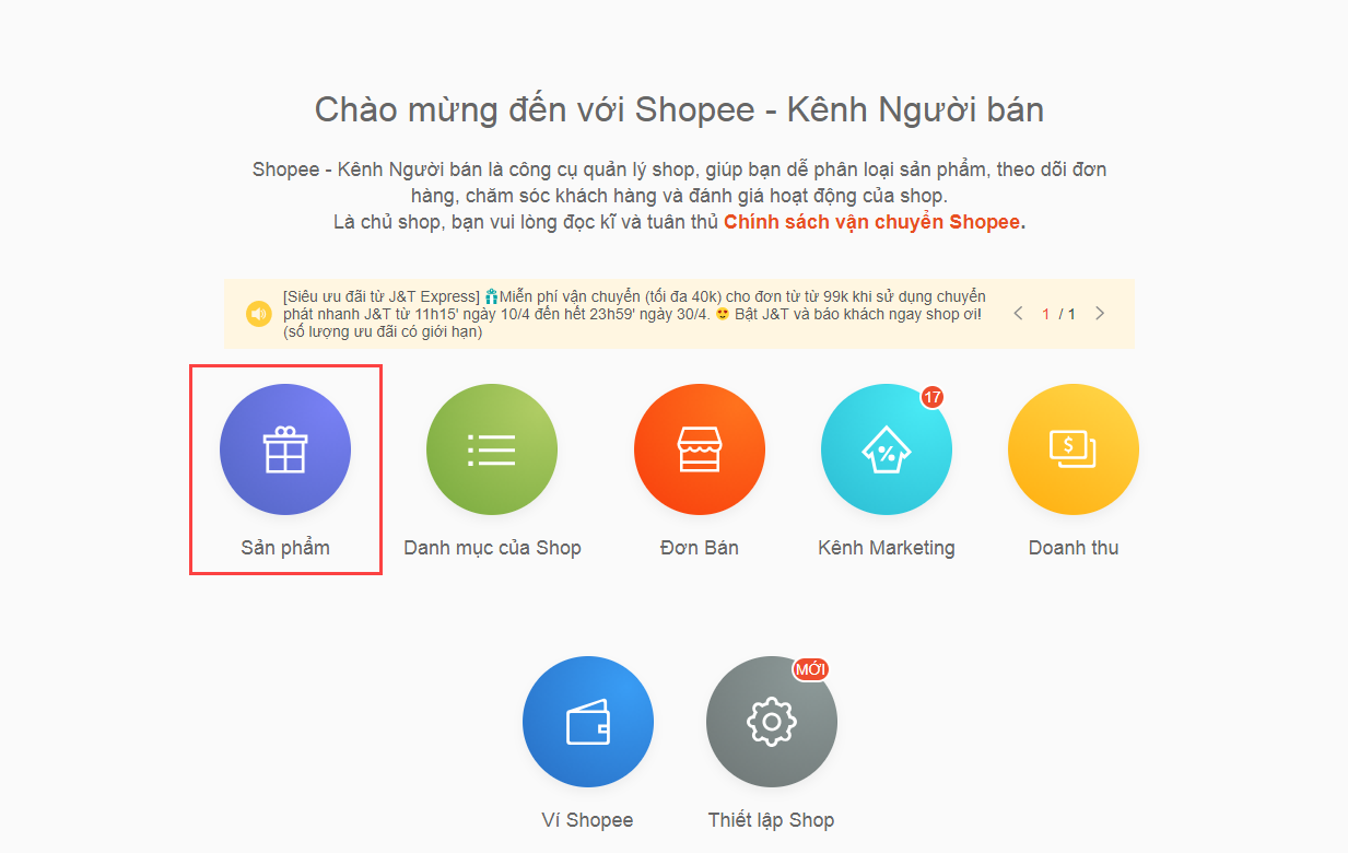 cach dang san pham tren shopee 1 1