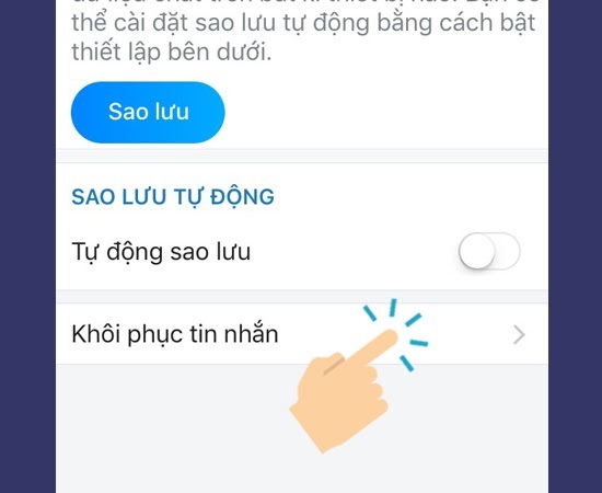 Khôi phục tin nhắn Zalo đã xóa trên thiết bị Android