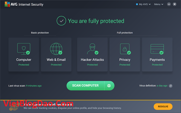 AVG Internet Security 2020 Full Active - Phần mềm diệt virus ...