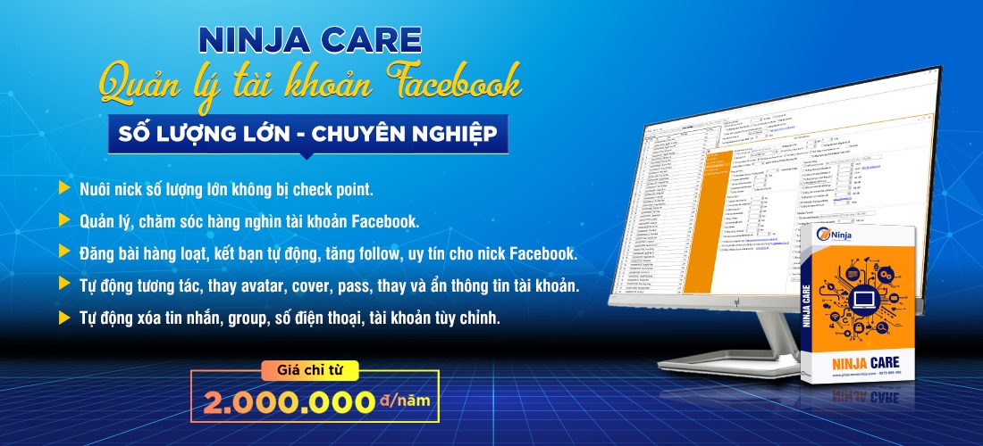 ninja care 01 Cách hack like facebook không tụt mới nhất miễn phí 2022