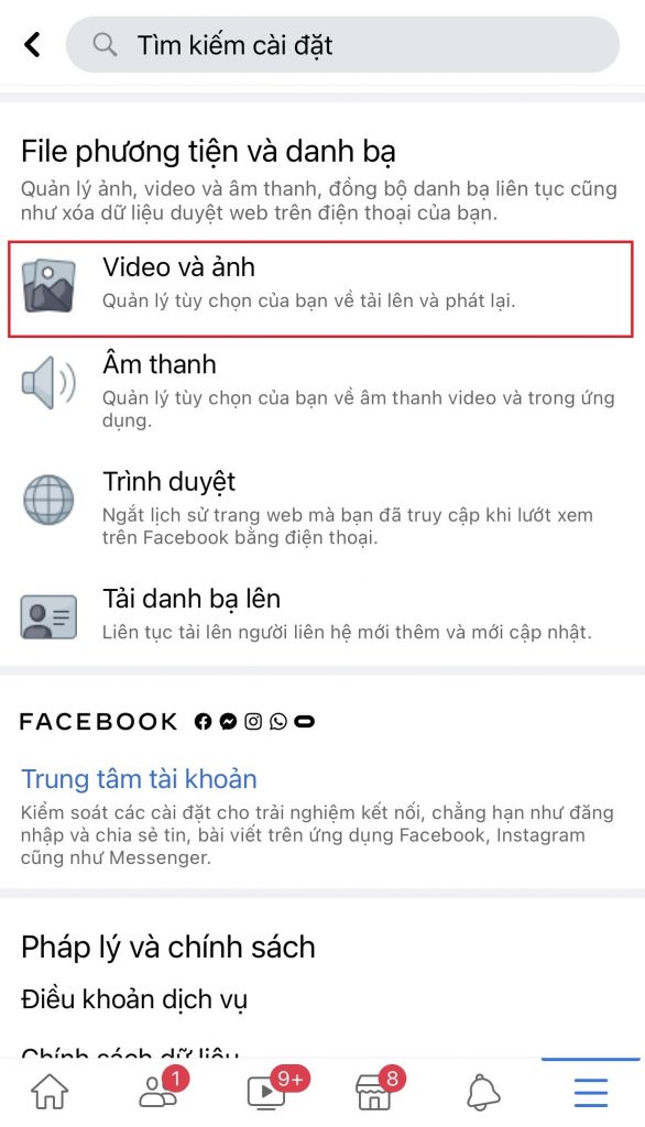 cách bật tính năng đăng ảnh HD trên facebook 2
