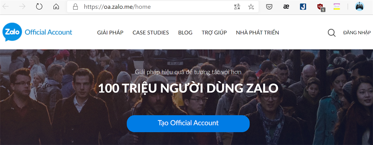 Hướng dẫn cách tạo page zalo trên máy tính