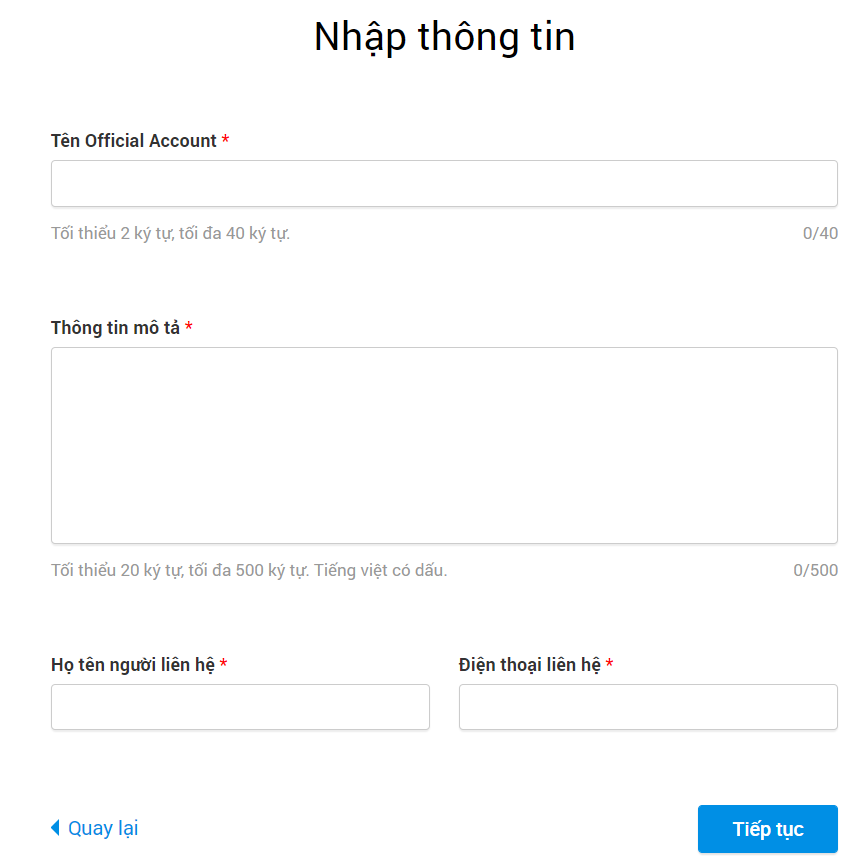 Hướng dẫn cách tạo page zalo trên máy tính