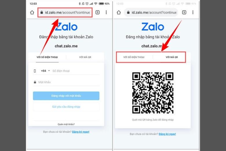 Cách đăng nhập 2 Zalo trên 1 điện thoại bằng Zalo và zalo web