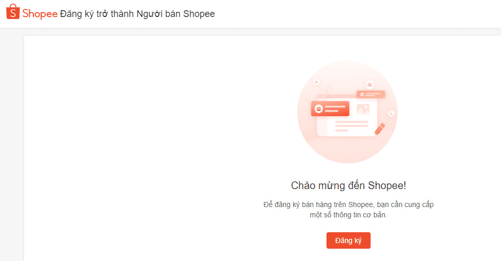 1. Đăng ký tài khoản bán hàng trên Shopee