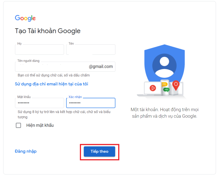 một số điện thoại tạo được bao nhiêu gmail 1