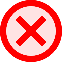 cancel icon