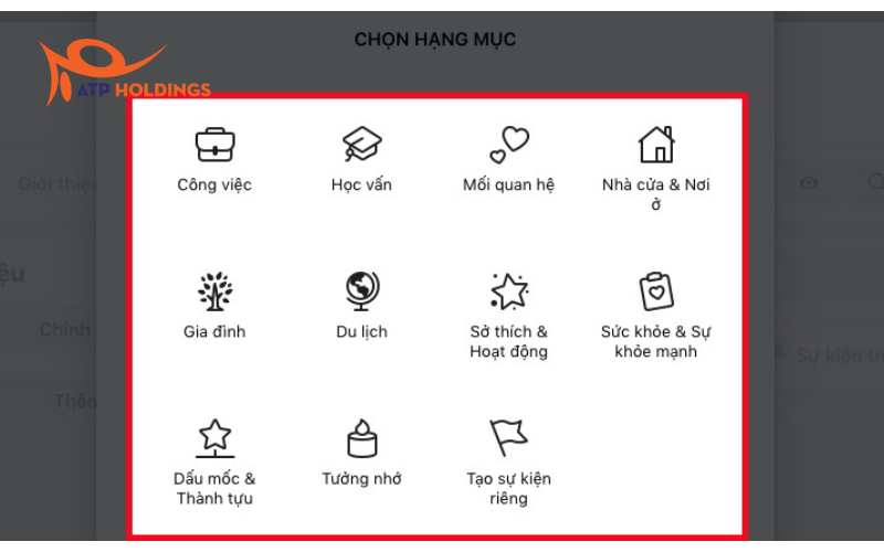 chọn tạo sự kiện riêng