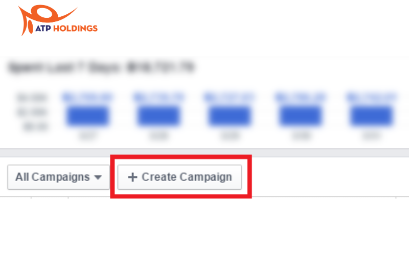Tại trình quản lý quảng cáo, bạn chọn Tạo Chiến dịch