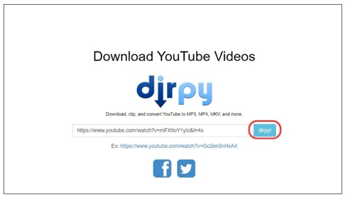 Tải nhạc Youtube về máy tính trên trang web Dripy