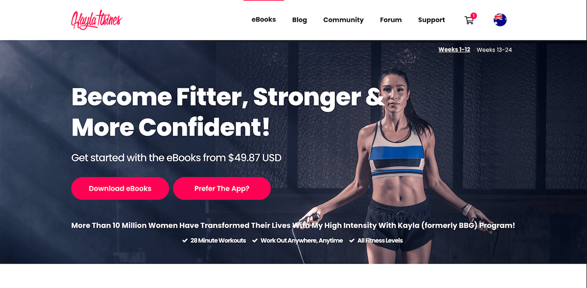 Mẫu Landing page Gym - Fitness - Yoga