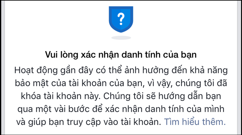 Xác Minh Danh Tính FB Là Gì?