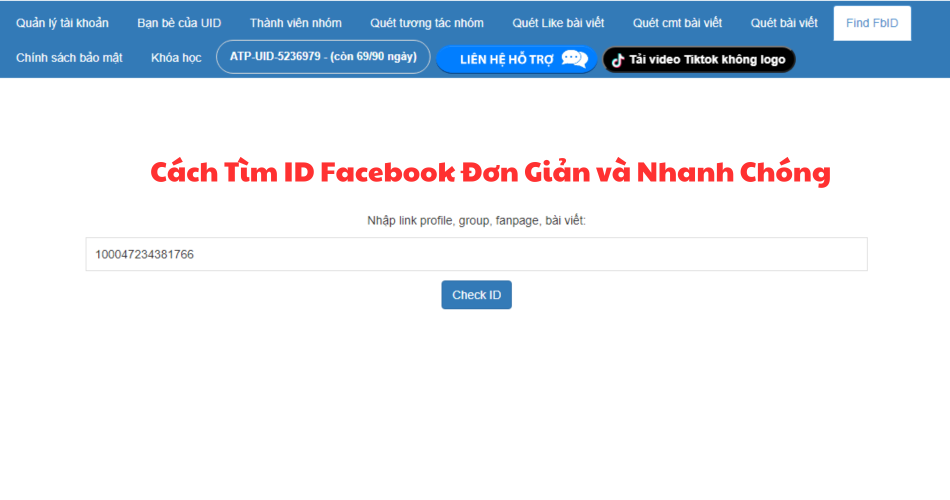 Cách Tìm ID Facebook Đơn Giản và Nhanh Chóng