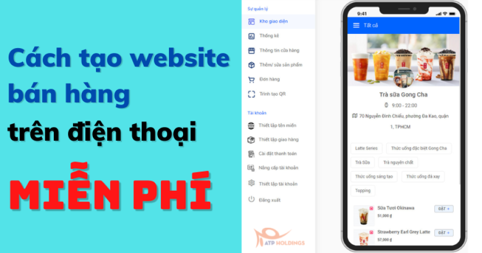 Cách tạo website bán hàng miễn phí trên điện thoại