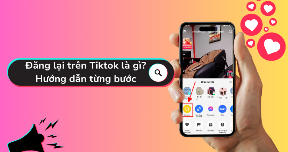 Đăng lại trên tiktok