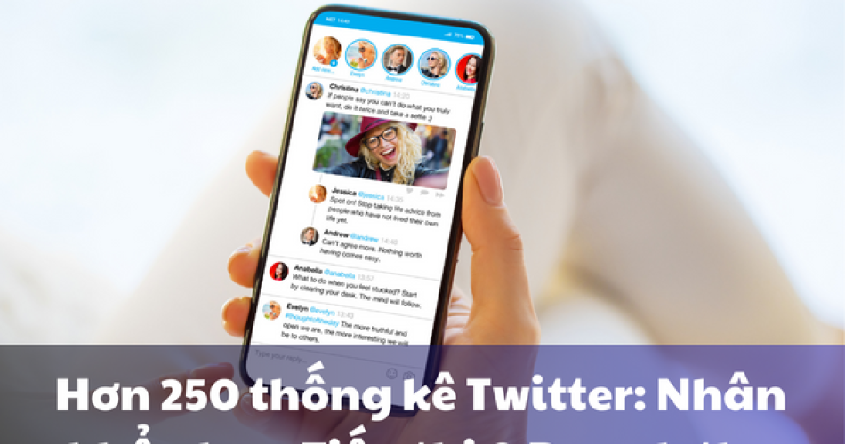 Hơn 250 thống kê Twitter (1)