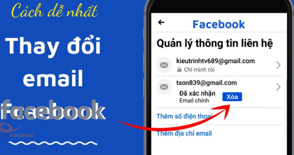 Cách đổi email trên Facebook