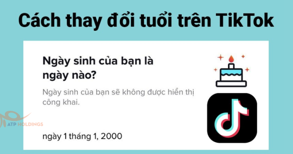 cách đổi năm sinh trên tiktok