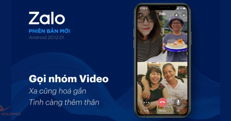 cách gọi video nhóm trên zalo