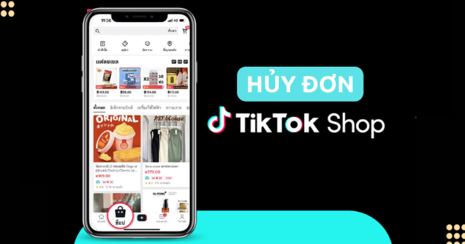 Cách hủy đơn hàng trên tiktok