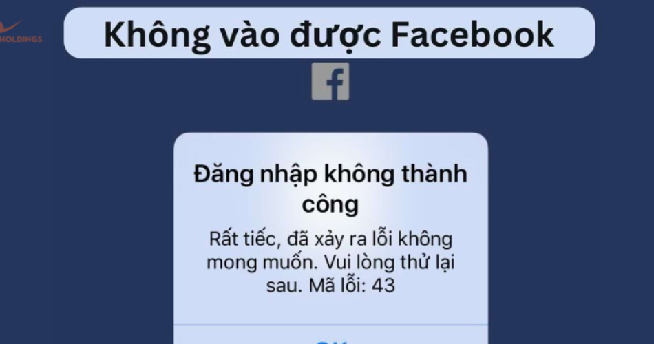 lỗi không vào được Facebook trên điện thoại