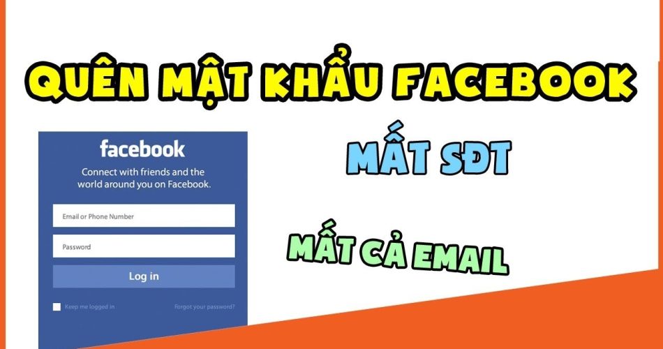 cách lấy lại mật khẩu facebook khi mất số điện thoại và email