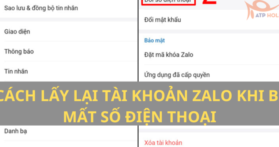 Cách lấy lại tài khoản zalo khi bị mất số điện thoại