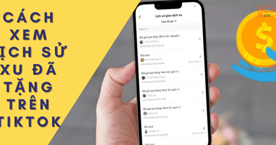 Cách xem lịch sử xu đã tặng trên tiktok