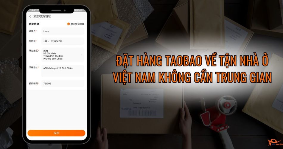 đặt hàng taobao về việt nam không qua trung gian