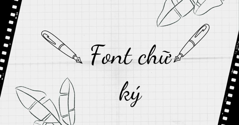 font chữ ký