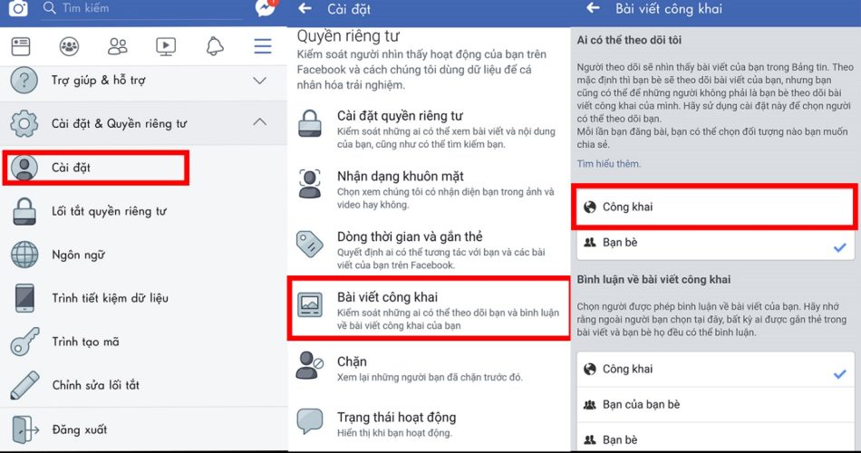 hiển thị số người theo dõi trên facebook