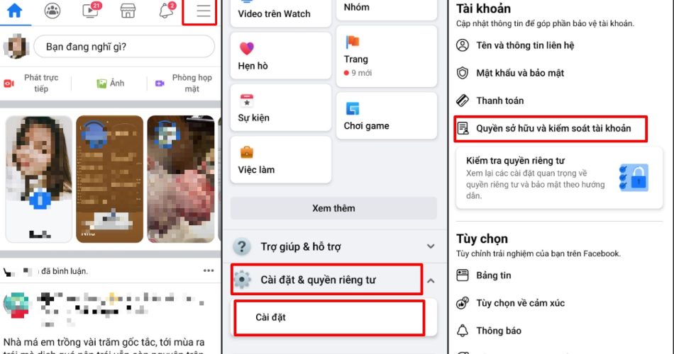 khóa messenger tạm thời