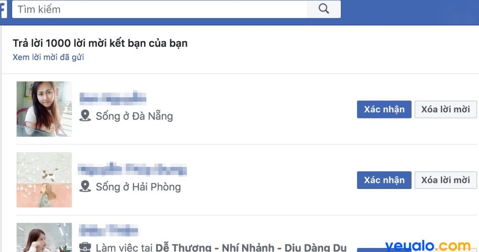 không thấy nút kết bạn trên facebook