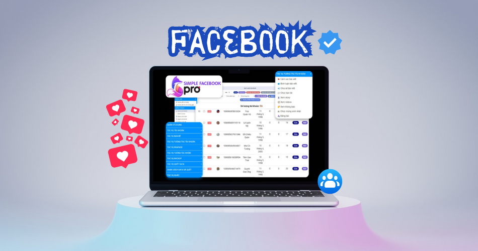 phần mềm nuôi nick facebook